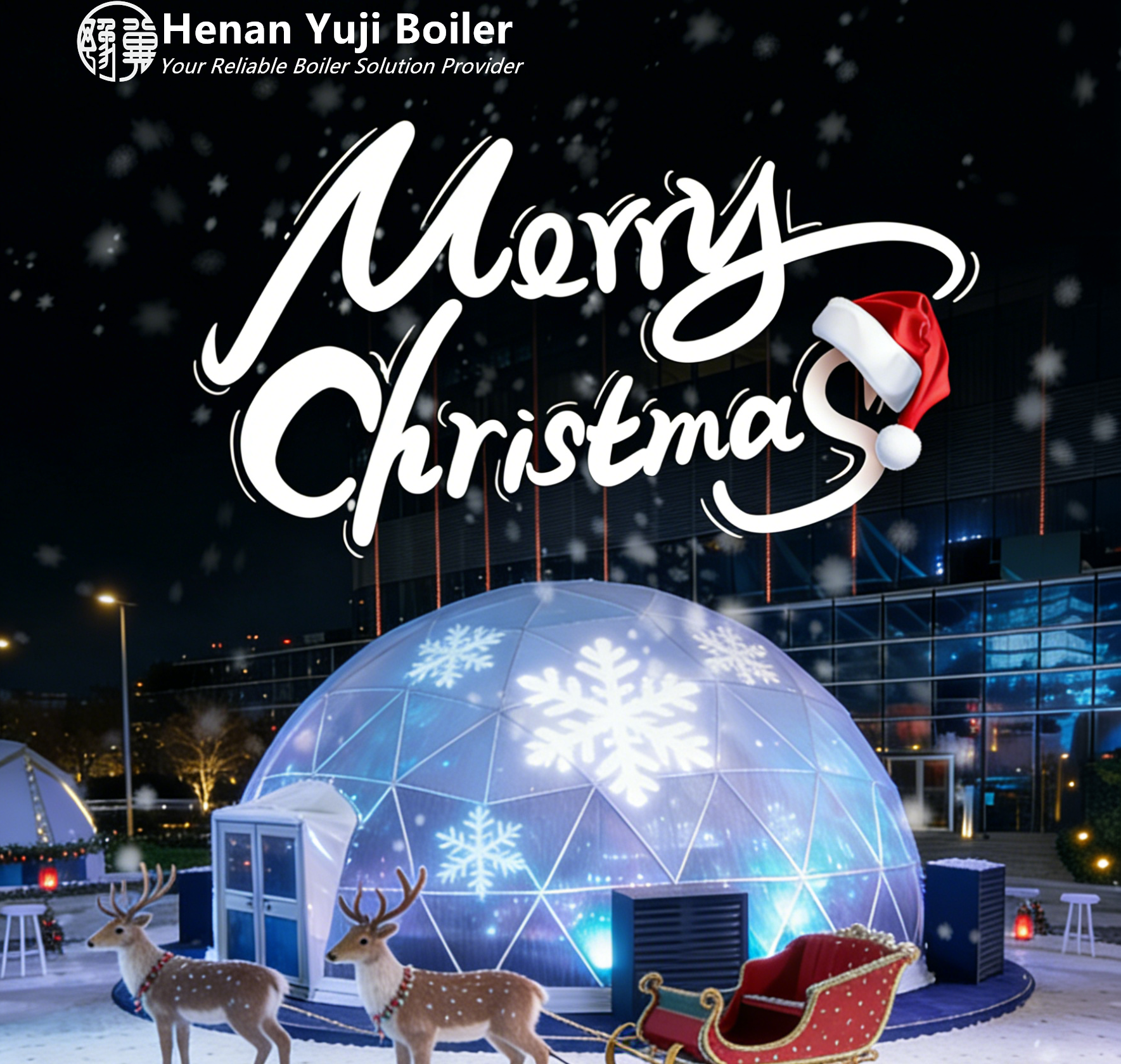 Yuji Steam Boiler Wishes for a Warm Holiday