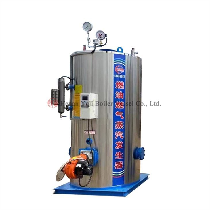Dual-Fuel Gas And Oil Fired Steam Generator For Heating
